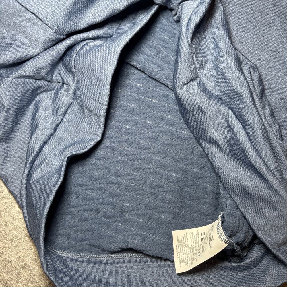 Nike Women’s Long Sleeve Therma-Fit Performance Shirt S Blue/White - Picture 8 of 8